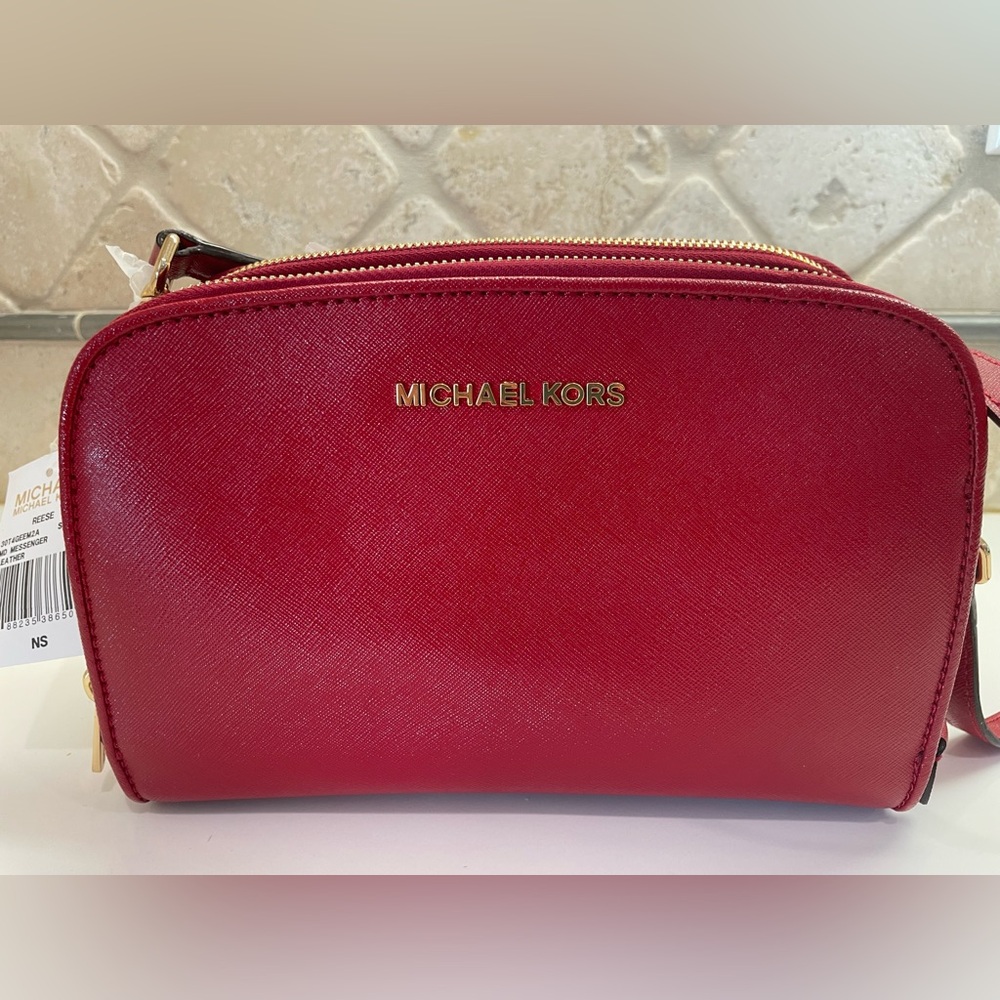 Michael Kors Red Leather Women's Bag / NWT